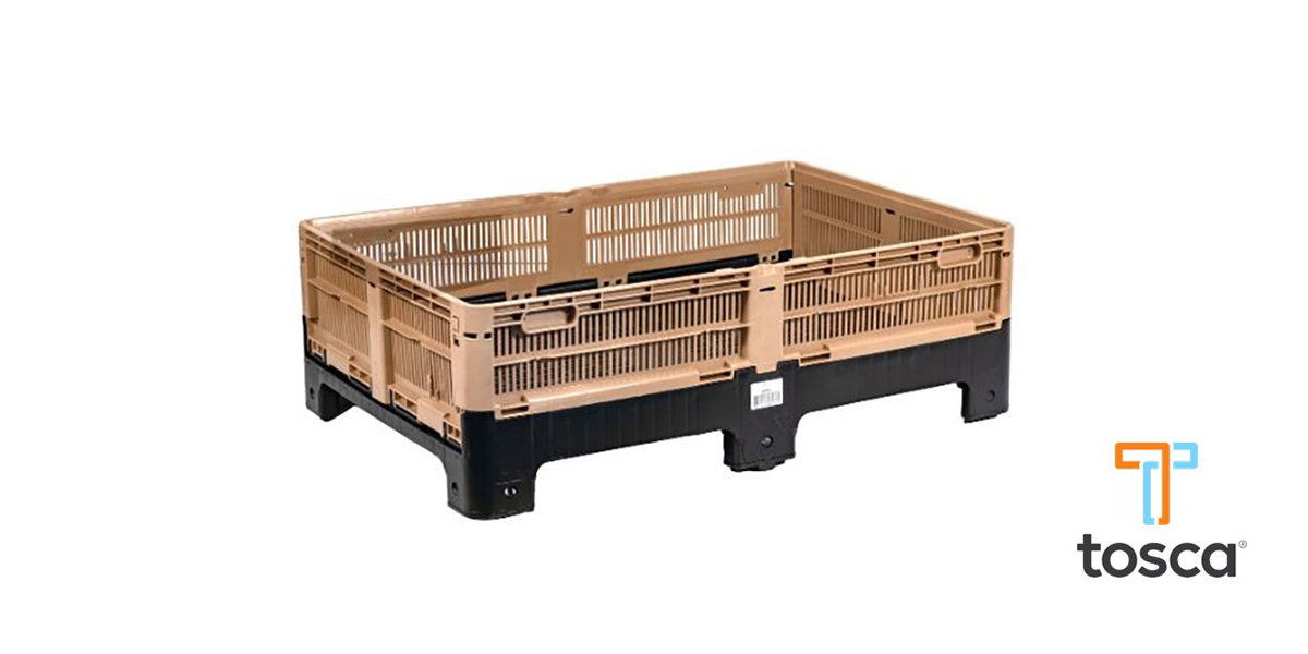 Tosca presenta gli innovativi contenitori bassi abbattibili Low Bins